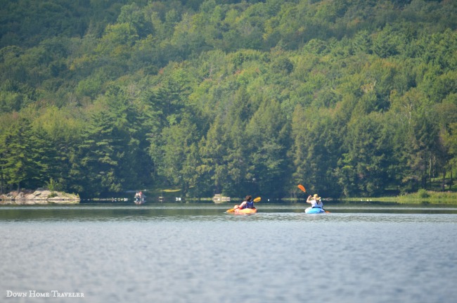 Vermont, Canoeing, fishing, Fairfield Pond