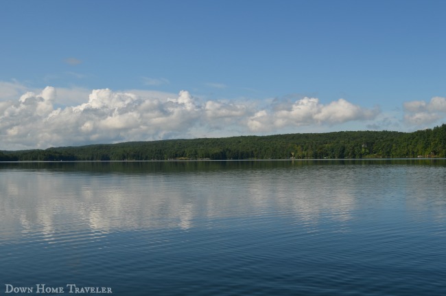 Vermont, Canoeing, fishing, Fairfield Pond
