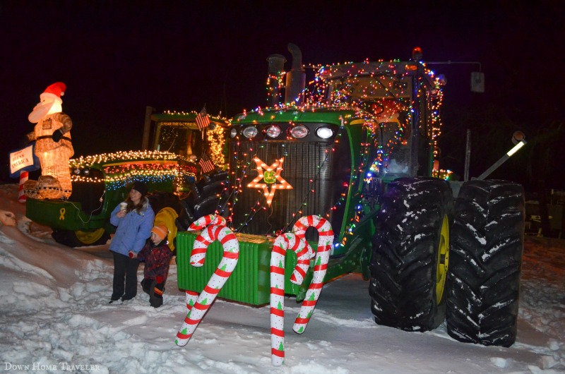 Tractor Parade, Christmas Parade, Dairy Farmer Parade, St. Albans, Vermont, St. Albans Co-op