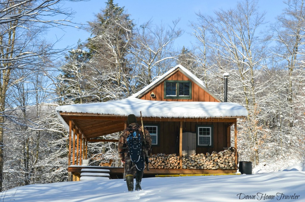Vermont, Hike, Winter, Snow, Forest, Deer Camp, Vermont Deer Camp, Hunting Camp, Eden Vermont