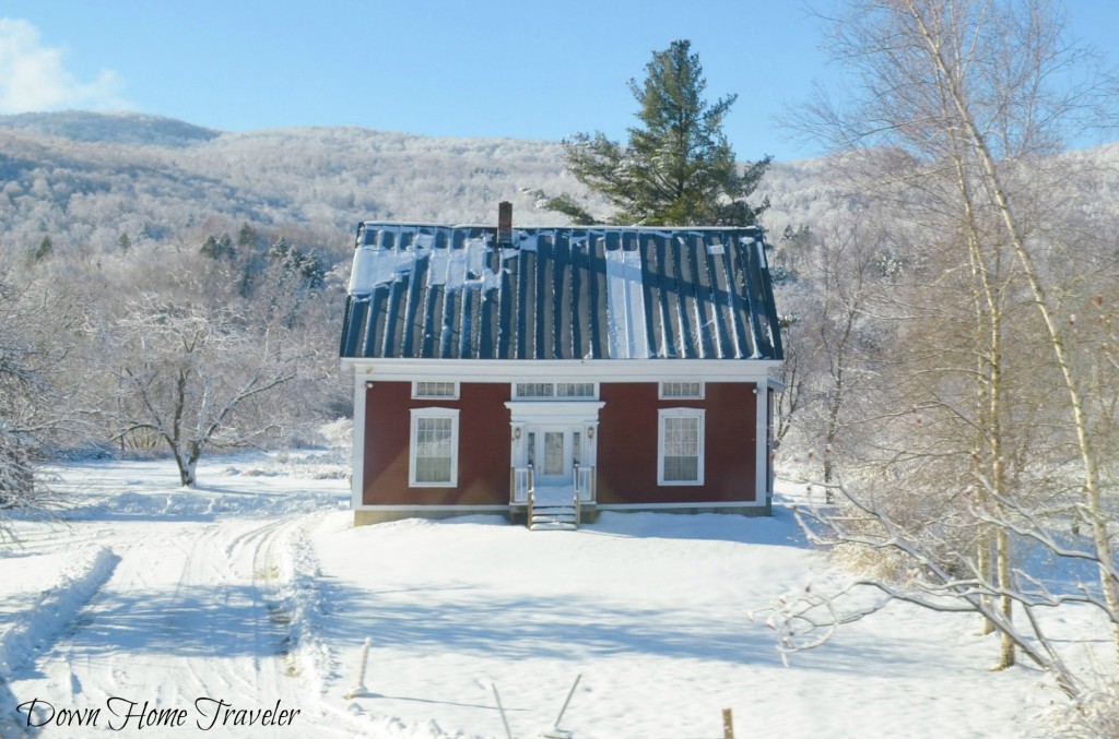 Vermont, Winter Wonderland, Vermont Christmas, Visit Vermont, Montgomery, Red House