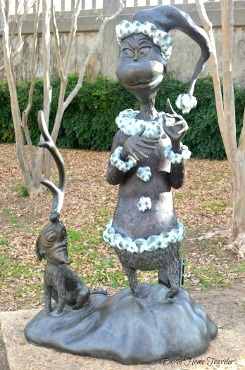 Dr. Seuss, Everman Park, Abilene Texas, Storybook Sculpture,  The Grinch