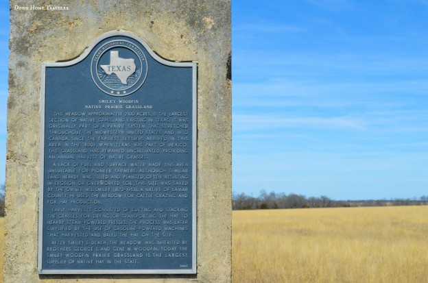 Texas Historical Landmark, Native Prairie Grassland, M.L. Smiley, Texas, Texas Agriculture, Hwy 82