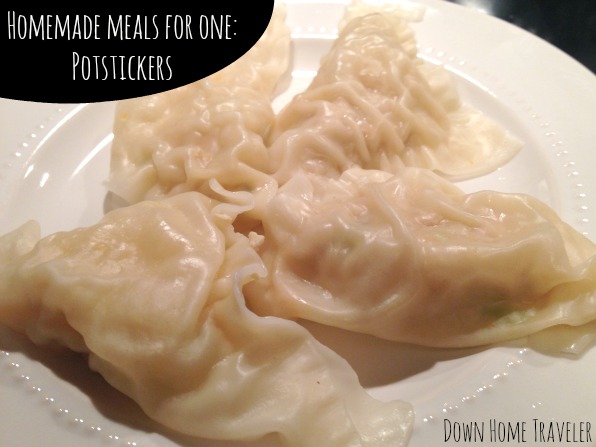 Potstickers, Recipe, Asian Recipe, Meals for One, Frozen Meals for One, Meals for less than $10